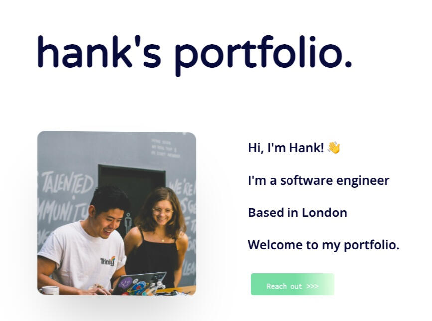 Hank's Portfolio